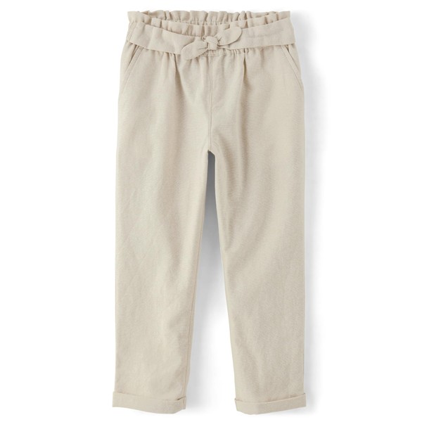 Gymboree,and Toddler Drawstring Linen Pants,Bisquit,12-18 Months