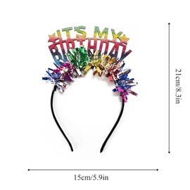 ujktvba Birthday Girl Headband Sash Birthday Crown Tiara Kawaii Birthday Gifts for Women Party Favors Costume Accessories for Women…