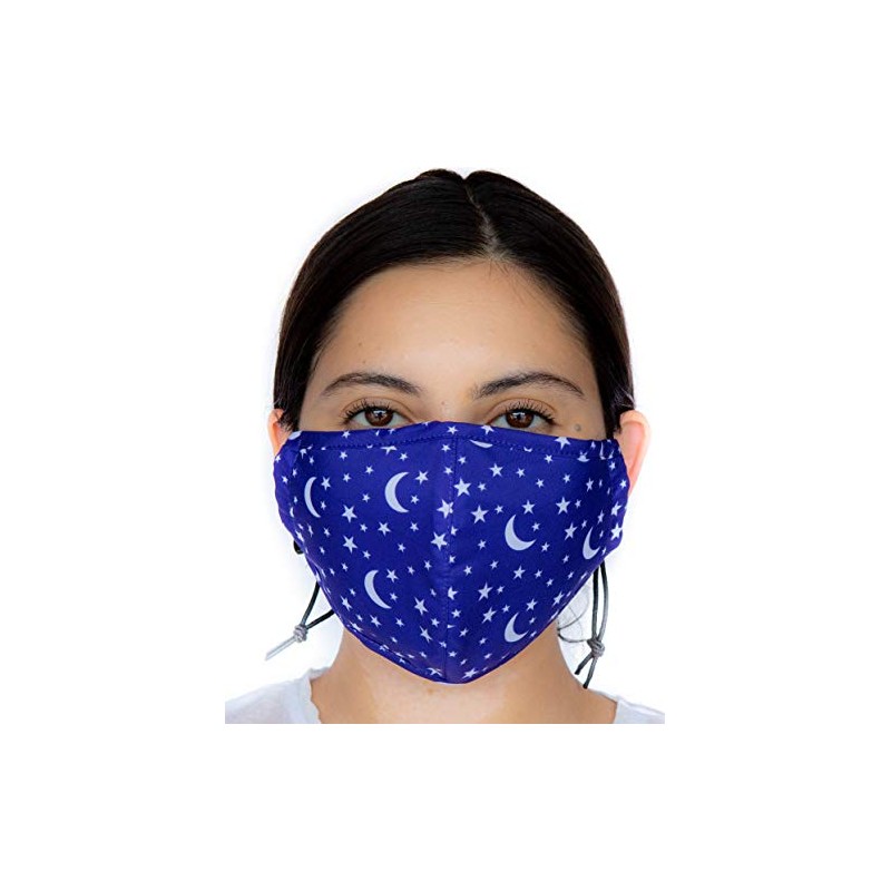 Headmost Comfymask 3 Layer Large Fabric Facemask: Water Repellent, Washable,