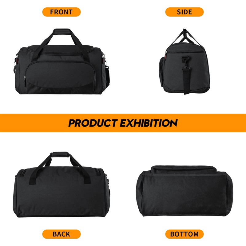 55L Gym Bag for Men/Women, Large Sports Duffle Bags, Lightweight