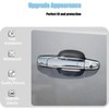 AUCERAMIC Chrome Door Handle Covers Trim Compatible with 2007-2014 Chevy