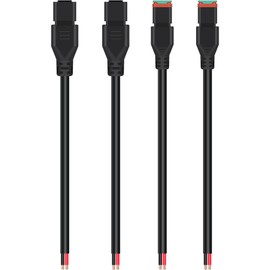 2 Sets Deutsch DT 2 Pin Male Female Wiring Harness Connectors Adapters Replacement Universal for Retrofit LED Light Bar LED Work Fog Light DIY Kit