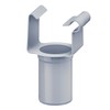 INEFA Drain pipe box-shaped, PVC-U NW68/DN50 grey hanging nozzle, gutter