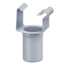 INEFA Drain pipe box-shaped, PVC-U NW68/DN50 grey hanging nozzle, gutter accessories, easy installation, made in Germany