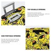 Lukbfall Cartoon Rubber Duck With Sunglasses Luggage Suitcase Covers Elastic