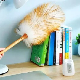 인테리어 중형 먼지털이 천연 양털 먼지떨이 Medium Natural Wool Duster for Interior [Wool dander M]
