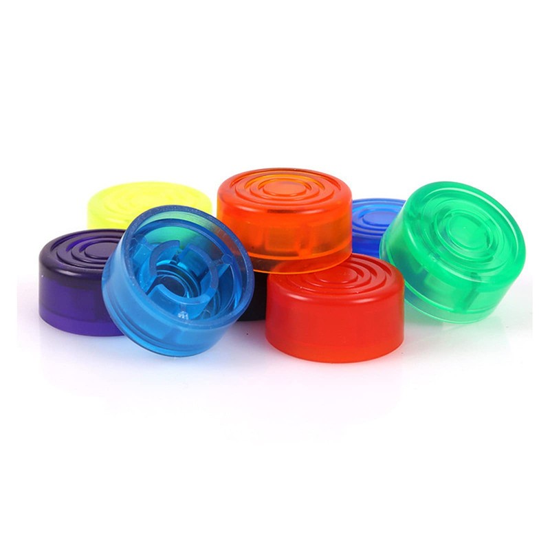 Pack of 16 Multicoloured Effect Foot Pegs Caps Protective Cap