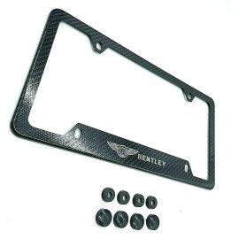 AP  100% Real Carbon Fiber License Plate Frame - Bentley