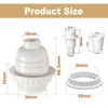 Phenolic Medium Base Light Socket,3 Pack TWDRTDD White Period Style