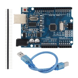 DiGiYes CH340G Chip R3 Development Board Fit for Arduino R3 Mega 2560 Robot with USB Cable, Straight Pin Header, Microcontroller Board