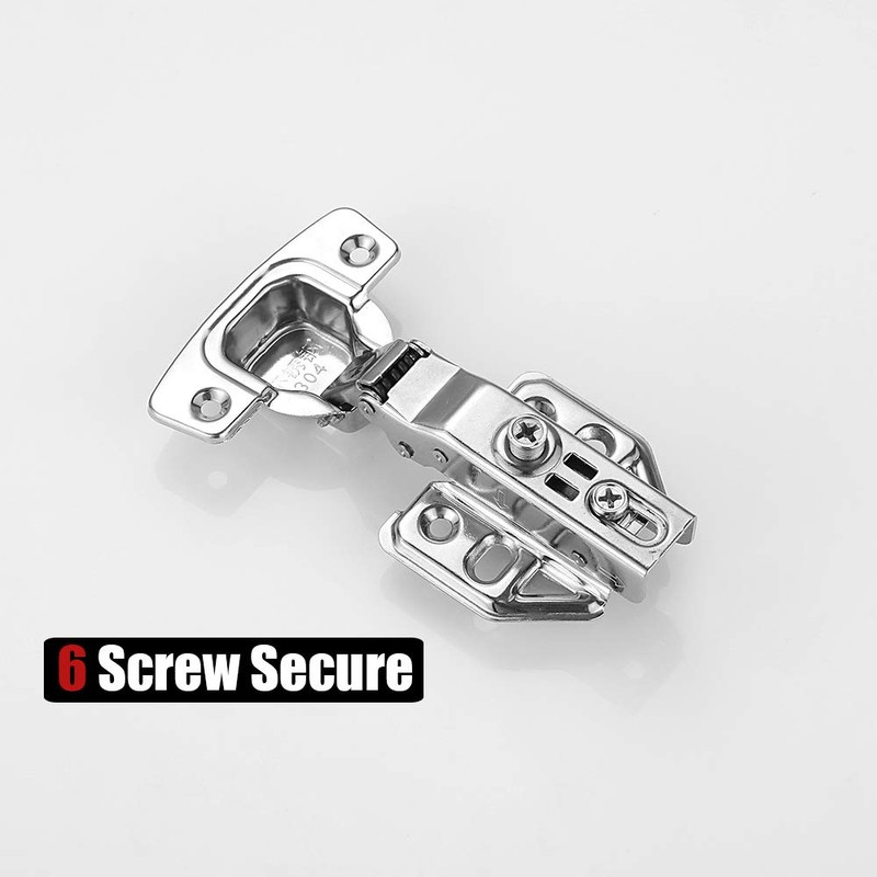 JQK Cabinet Hinges, 100 Degree Soft Closing Full Overlay Door