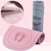 Indoor multi-purpose exercise mat 8mm mat high-quality TPE jumping rope mat Indoor jumping rope mat 8mm (gray)