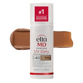 EltaMD UV Daily SPF 40 Face Sunscreen Moisturizer with Zinc Oxide, Daily Face Moisturizer with SPF, Sunscreen for Dry Skin