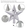 Plastic Christmas Tree Topper, Glitter Tree Star, Christmas Tree Star