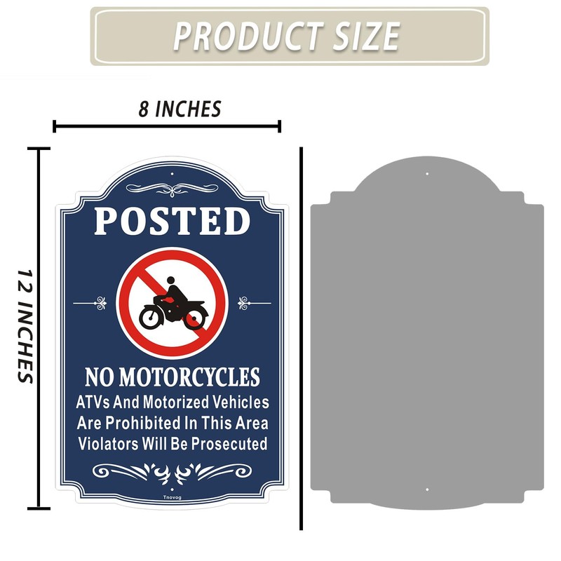 Posted No Motorcycle Prohibits ATVs And Motorized Vehicles Are Prohibited