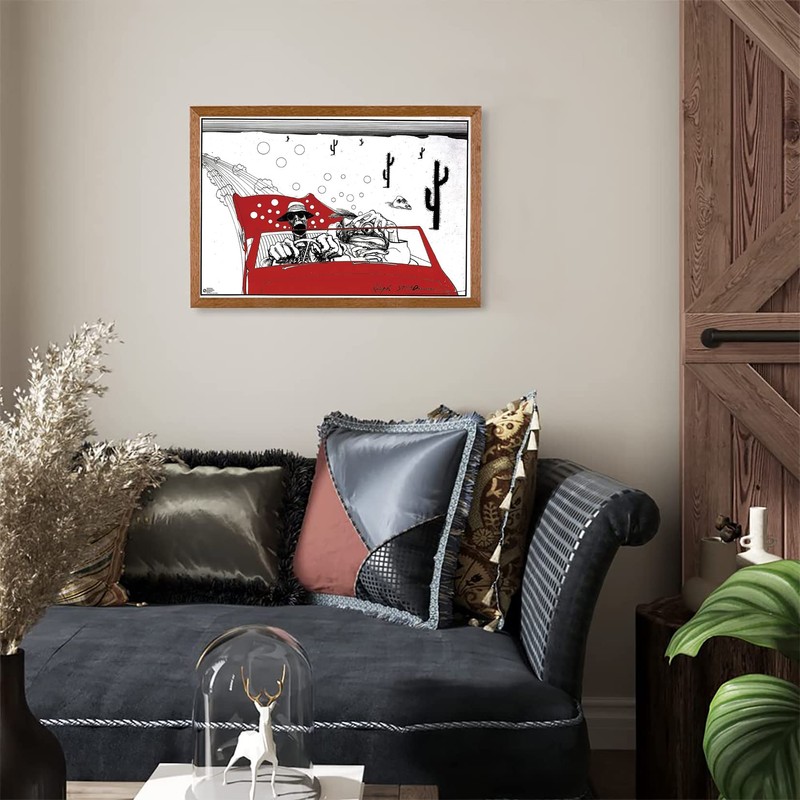 Póster de Ralph Steadman Fear and Loathing sin marco, 30