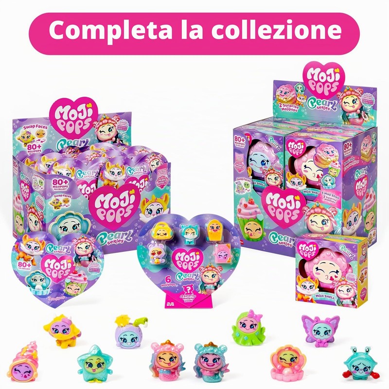 MOJI POPS Pearl Series - One Pack. Scatola con 24