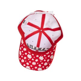Canada Since 1867 Baseball Hat - Canadian Patriotic Cotton Cap for Men & Women (White)