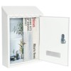 Wall Mounted Mailboxes with Key Lock, Outdoor Key Locking Mail