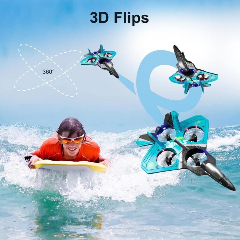 4DRC V17 Remote Control Plane RC Airplanes 2.4GHz 6CH EPP