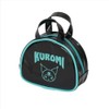 Kuromi [Cosmetic Pouch] Enamel Mini Bag/Black Sanrio