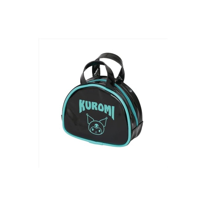 Kuromi [Cosmetic Pouch] Enamel Mini Bag/Black Sanrio