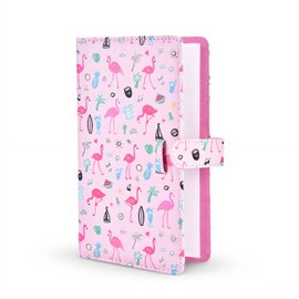 Tosuny Photo Album (3 inch, 16 pages, 96 photos) Photo Book with PU Cover, Suitable for Series 3 in Movies, Instant and Lomo, pink, Fashionable