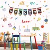 Aryroi Welcome Back to School Wall Decals,Classroom Window Clings,First Day