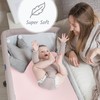 Crib Sheets 50x90cm Award Winning 100% Organic Cotton Fully Fitted