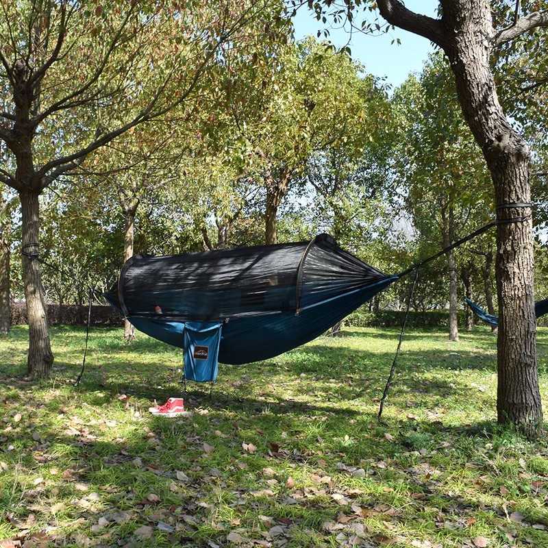 AnorTrek Professional Camping Hammock with Mosquito Net, Lightweight Portable Double