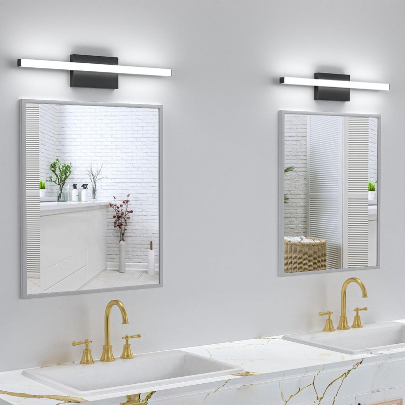 FWASTT 36Inch LED Bathroom Vanity Light Bar 5700K Dimmable Led