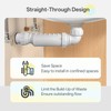 Self-Sealing Waterless P Trap 1-1/2", One Way Sanitary Waste Valve