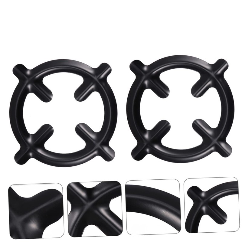 TEHAUX 2Pcs Durable Coffee Pot Holders Sturdy Gas Stove Racks