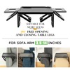 Smatdecis Smatdecis Couch Arm Tray Table Sofa Arm Clip Table,
