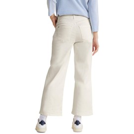 STREET ONE Women's Culotte Jeans, Soft Ecru Washed