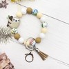 Fuqimanman2020 Sloth Keychain Cute Animal Sloth Silicon Bead Keychain for