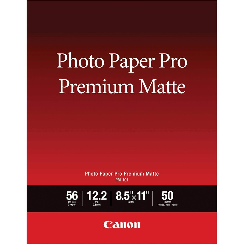 Canon PM-101 Photo Paper Pro Premium Matte (8.5 x 11",
