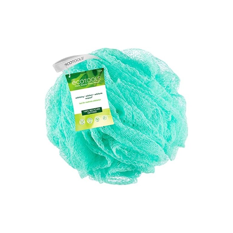 ECOTOOLS, Esponja de Baño para Exfoliar, Modelo Ecopouf
