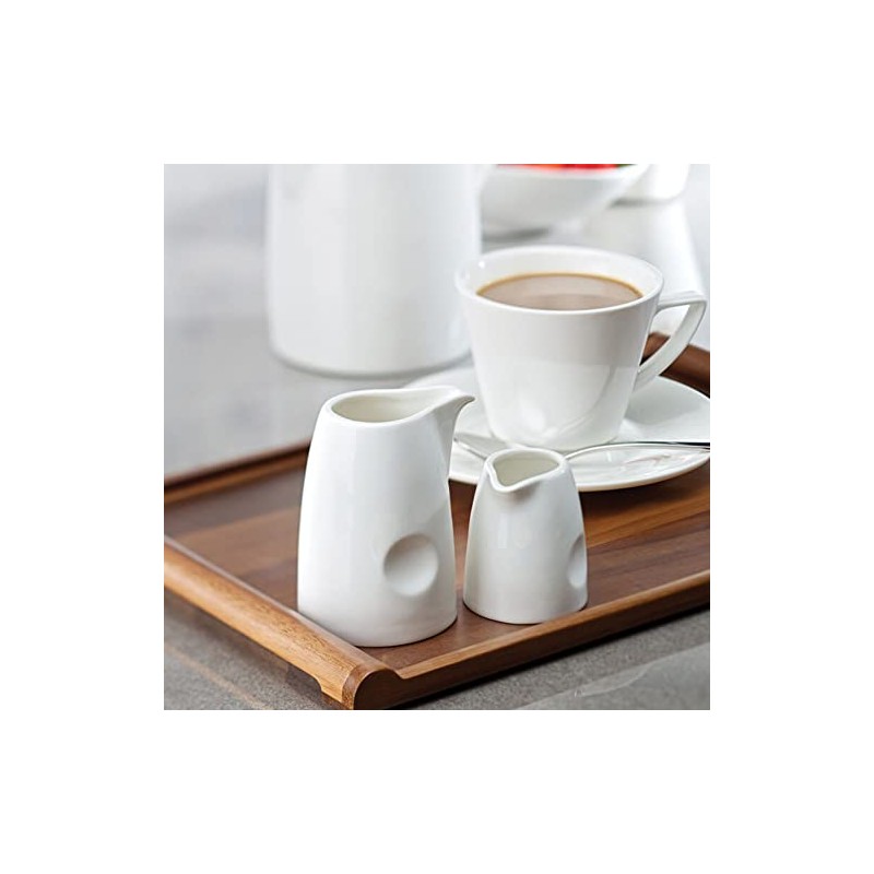 Utopia Anton Black Pinched Milk Jug 2oz / 60ml -