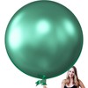 KALOR 36 Inch Giant Metallic Green Balloons, 6 Pack Large