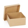 Pack of 36 Paper Mache Square Boxes - Smooth Finish