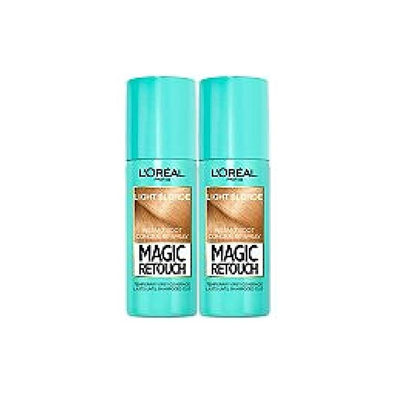 (2 PACK) L'Oreal Paris Magic Retouch Instant Root Concealer Light