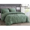 Chezmoi Collection Jasper Sage Green Oversized King Bed in a
