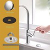 2 Inch Kitchen Sink Hole Cover,Bright Chrome Stainless Steel Faucet