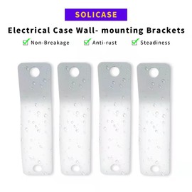 Wall-Mounted Brackets for SOLICASE Electrical Enclosure 4PCS in a Pack