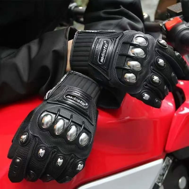 Reinforced Safety Gloves with Knuckle Protection - Breathable, Adjustable for