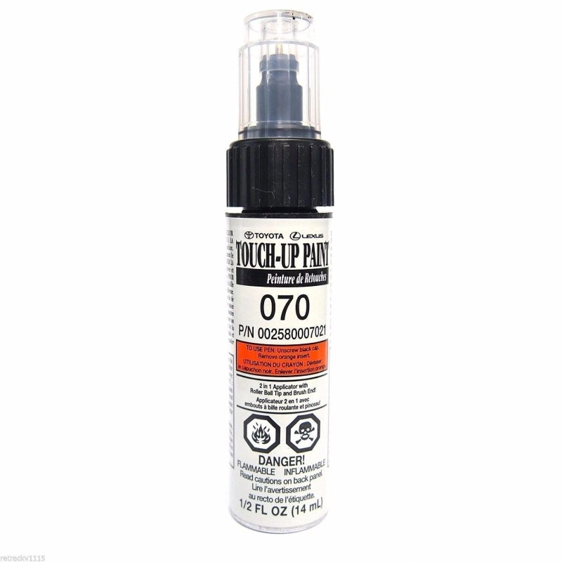 Genuine OEM Touch-Up Paint Pen Brush Blizzard Pearl 070 Paint