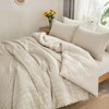 Freyamy Seersucker Bed Linen (135 x 200 cm), 2-Piece Set,