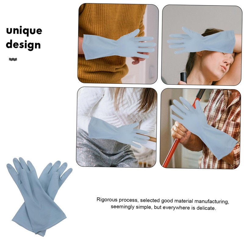 Gatuida 3Pairs Dishwashing Gloves for Kitchen Use Non Slip Household