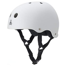 Triple 8 Brainsaver Sweatsaver Helmet White Rubber S